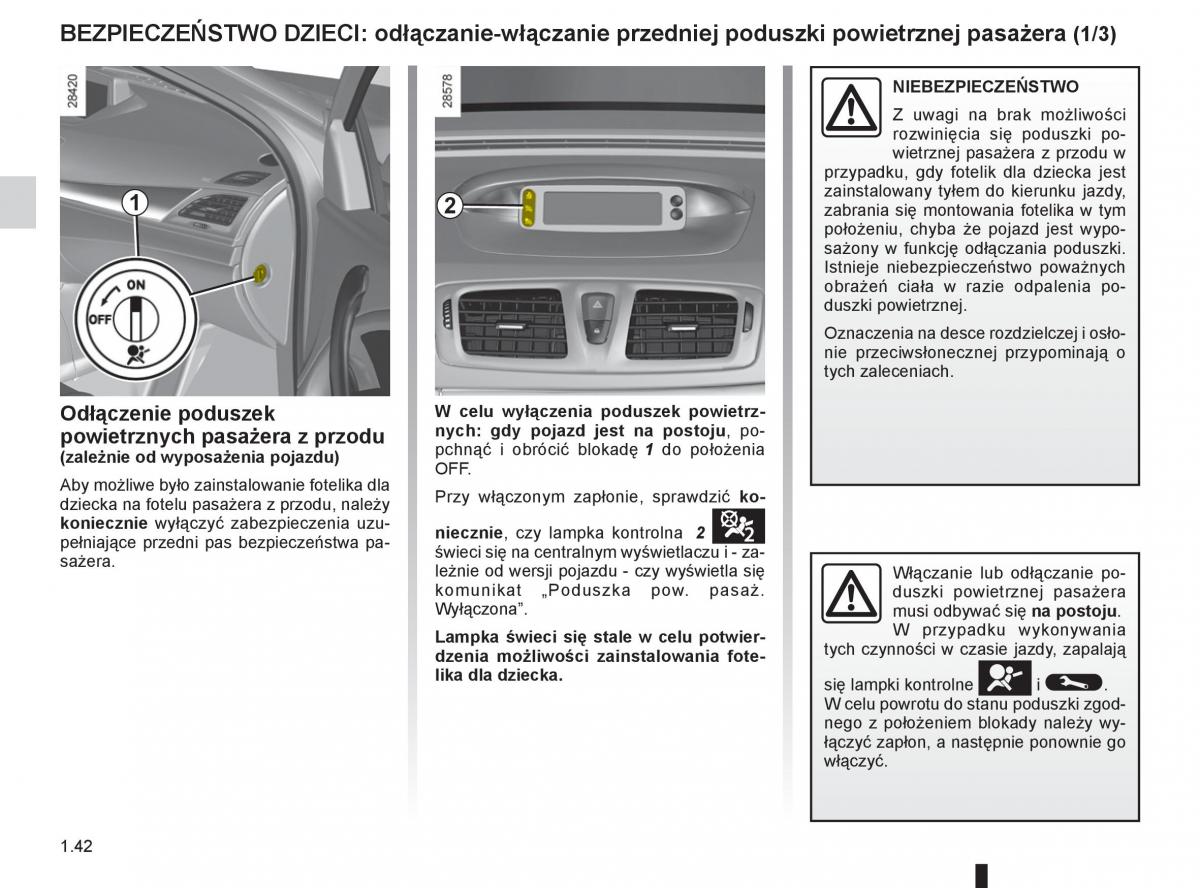 instrukcja obslugi  Renault Megane III 3 manual / page 48