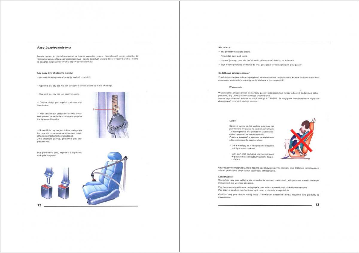 Citroen XM instrukcja obslugi / page 6