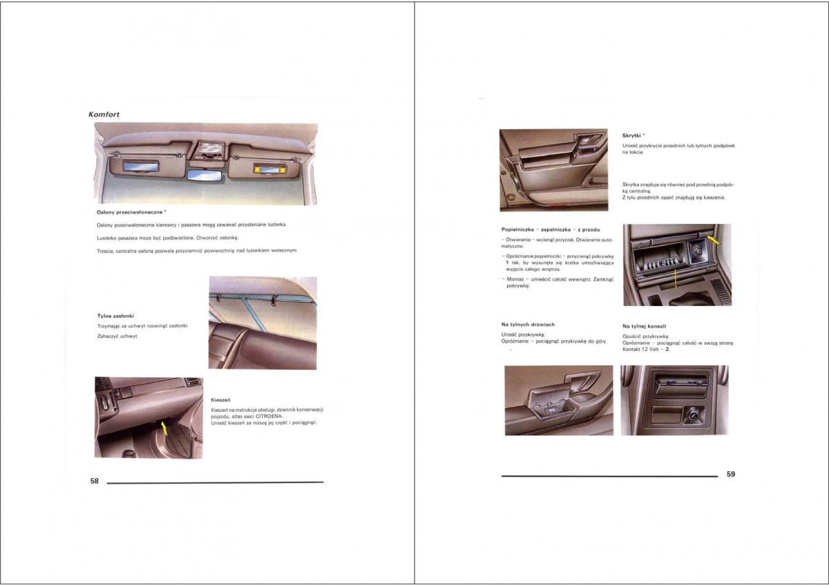 manual  Citroen XM instrukcja / page 29