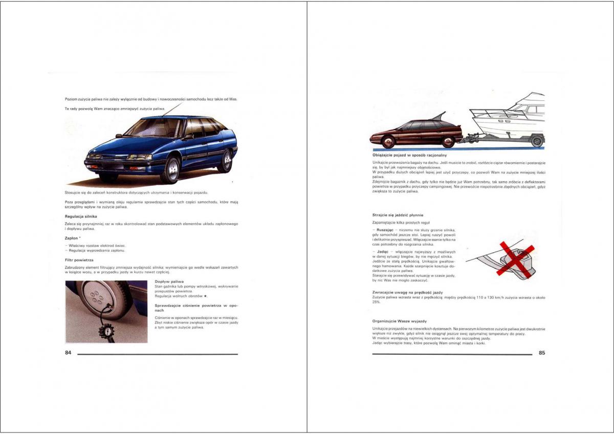 manual  Citroen XM instrukcja / page 42