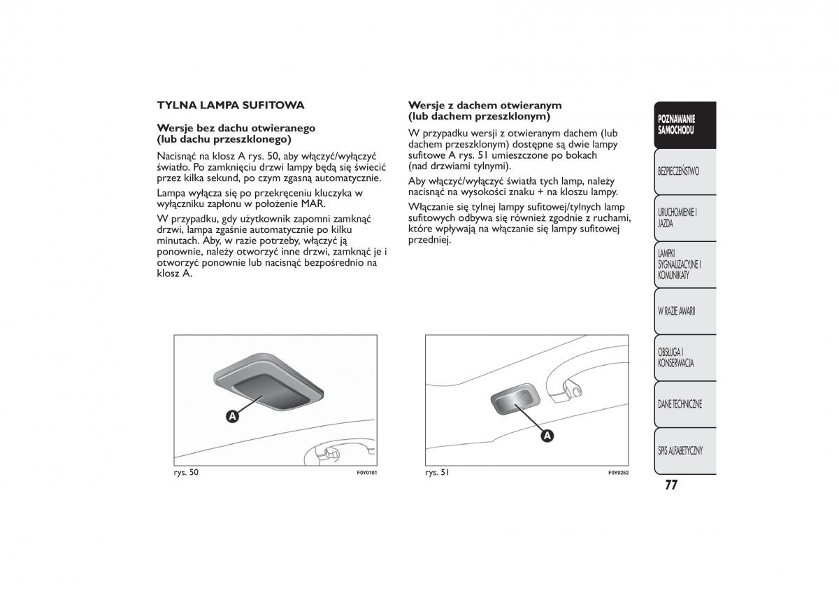 Fiat 500L instrukcja obslugi / page 81