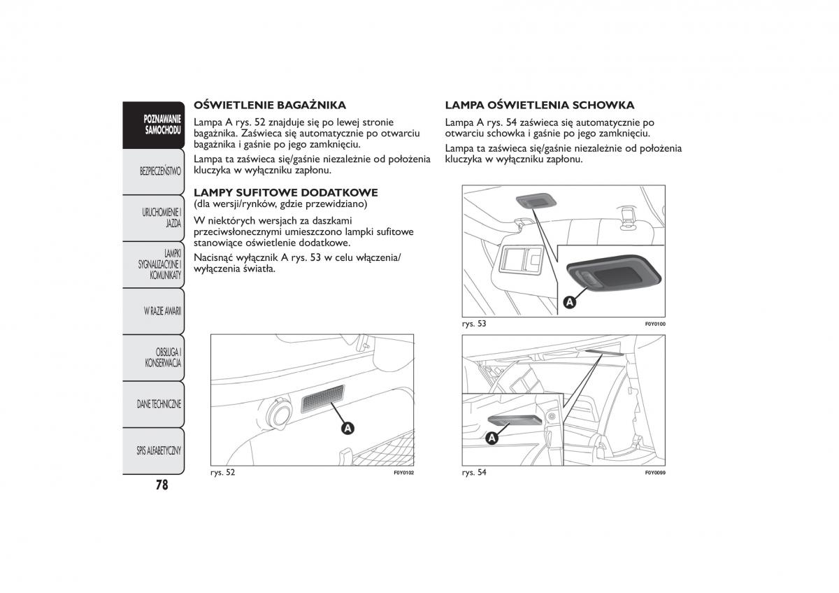 Fiat 500L instrukcja obslugi / page 82