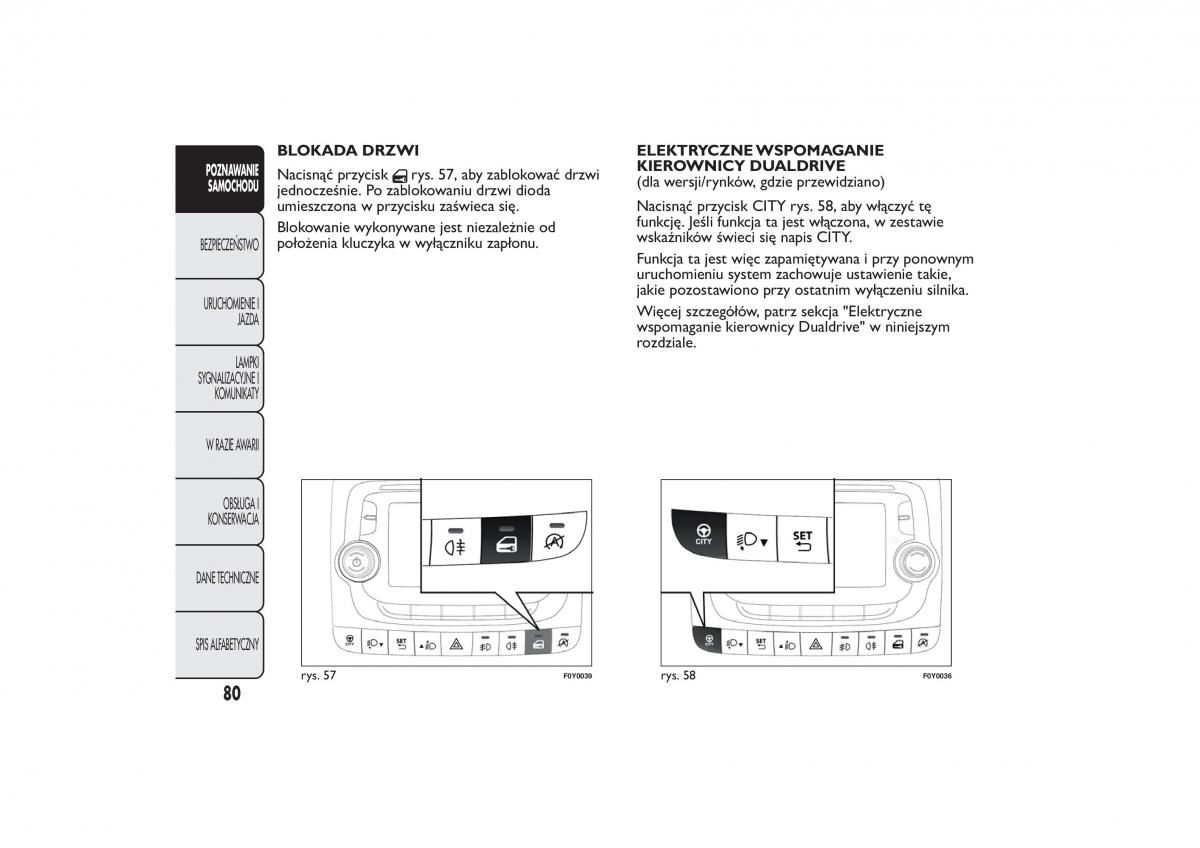 Fiat 500L instrukcja obslugi / page 84