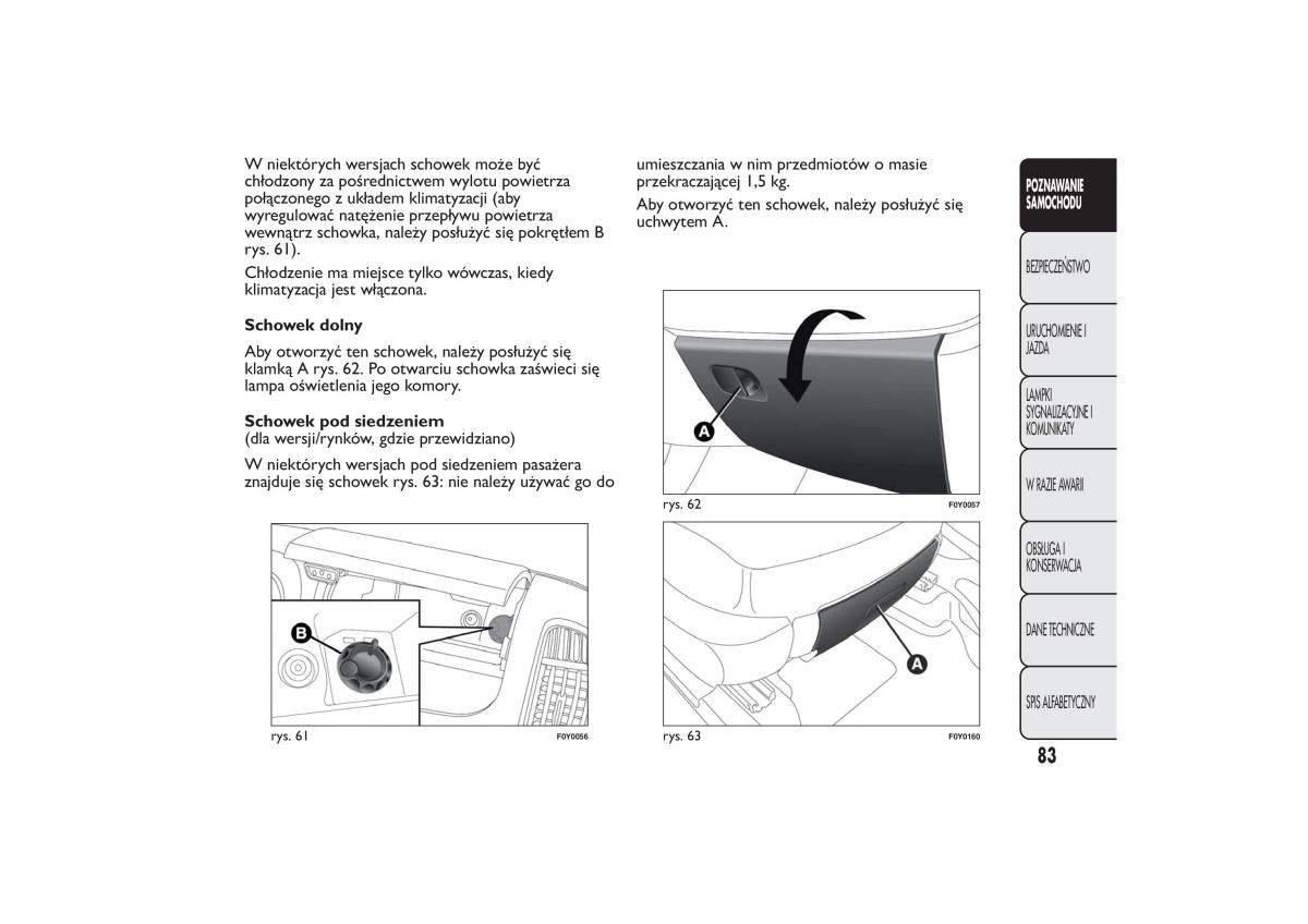 Fiat 500L instrukcja obslugi / page 87