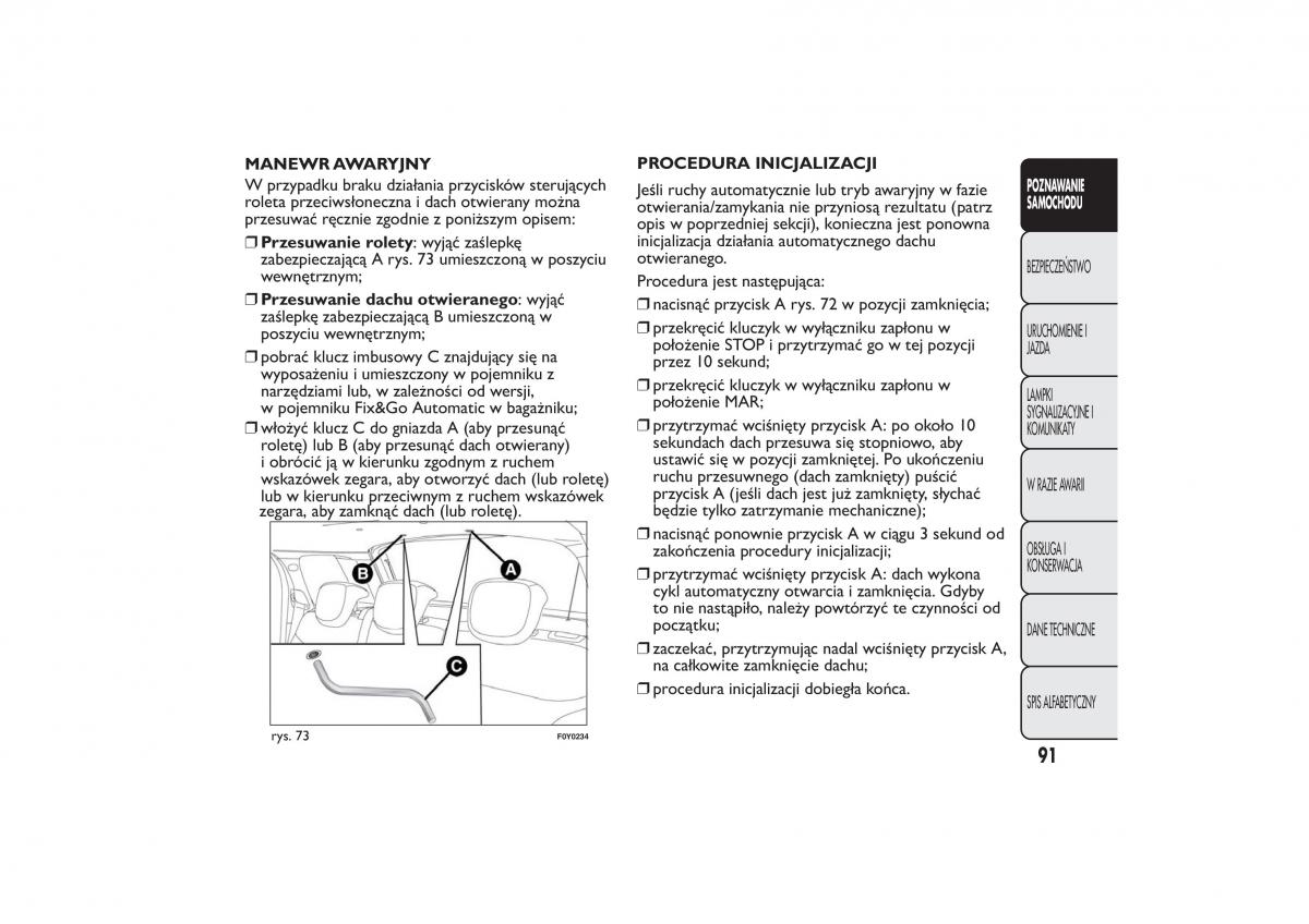 Fiat 500L instrukcja obslugi / page 95