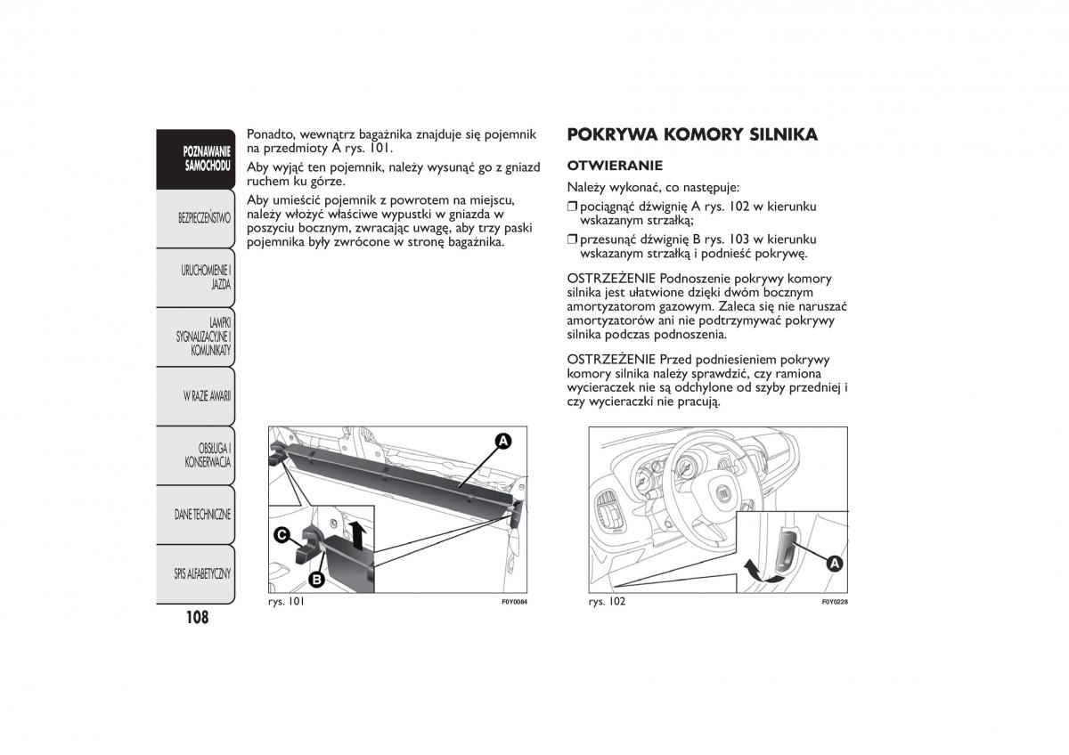 Fiat 500L instrukcja obslugi / page 112