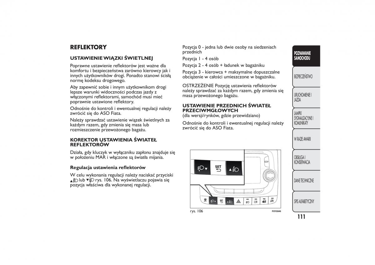 Fiat 500L instrukcja obslugi / page 115