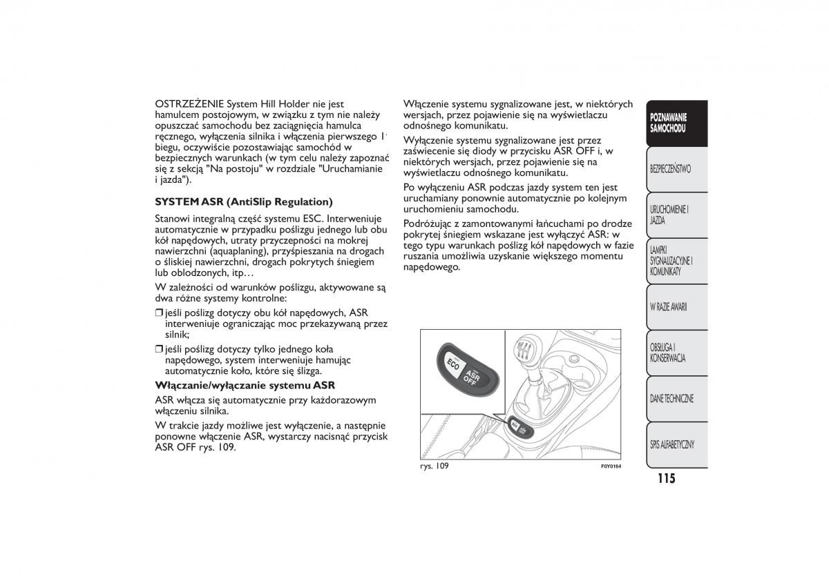 Fiat 500L instrukcja obslugi / page 119