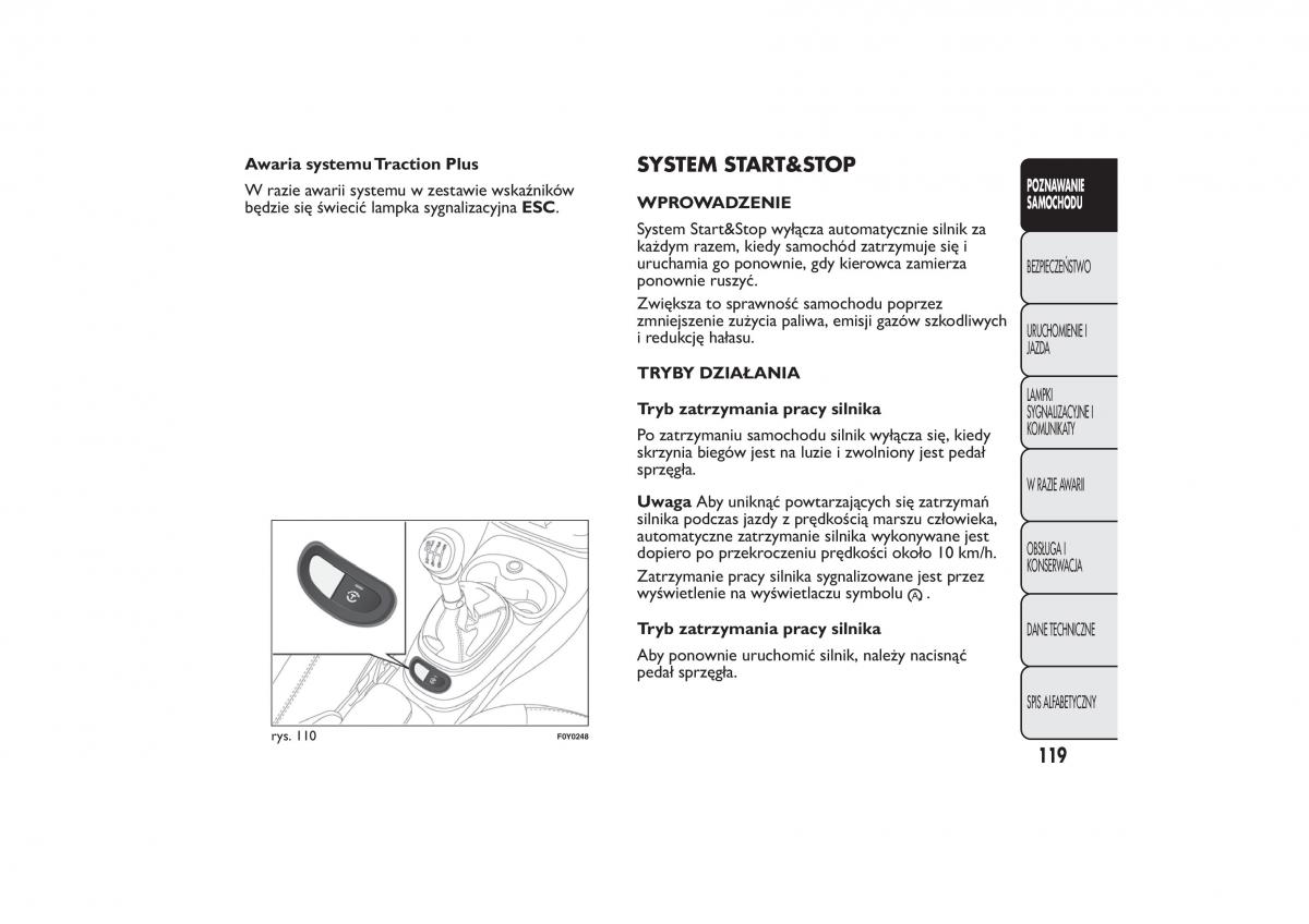 Fiat 500L instrukcja obslugi / page 123