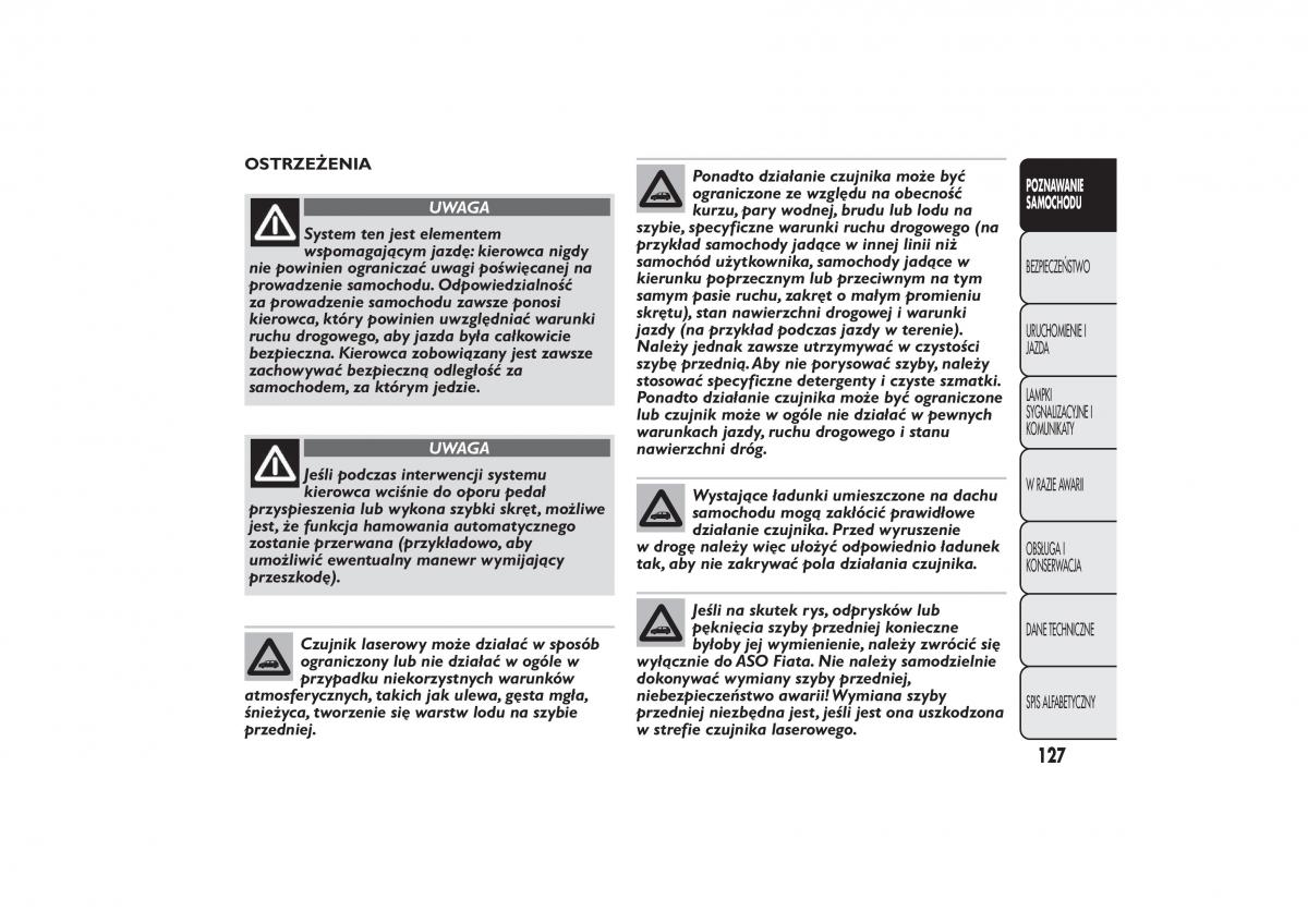 Fiat 500L instrukcja obslugi / page 131