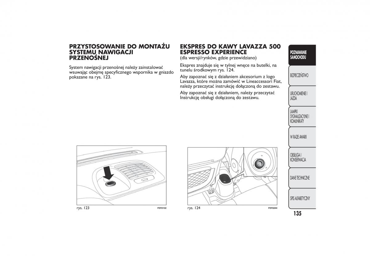 Fiat 500L instrukcja obslugi / page 139