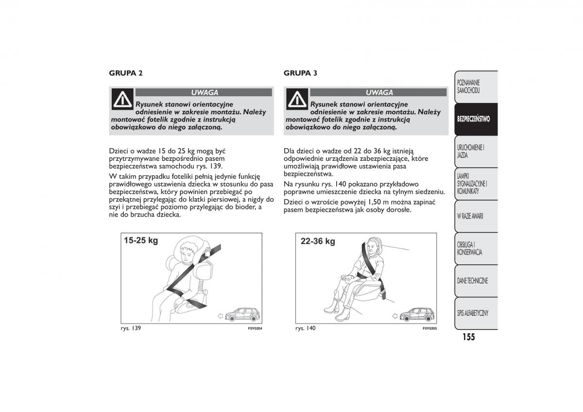 Fiat 500L instrukcja obslugi / page 159