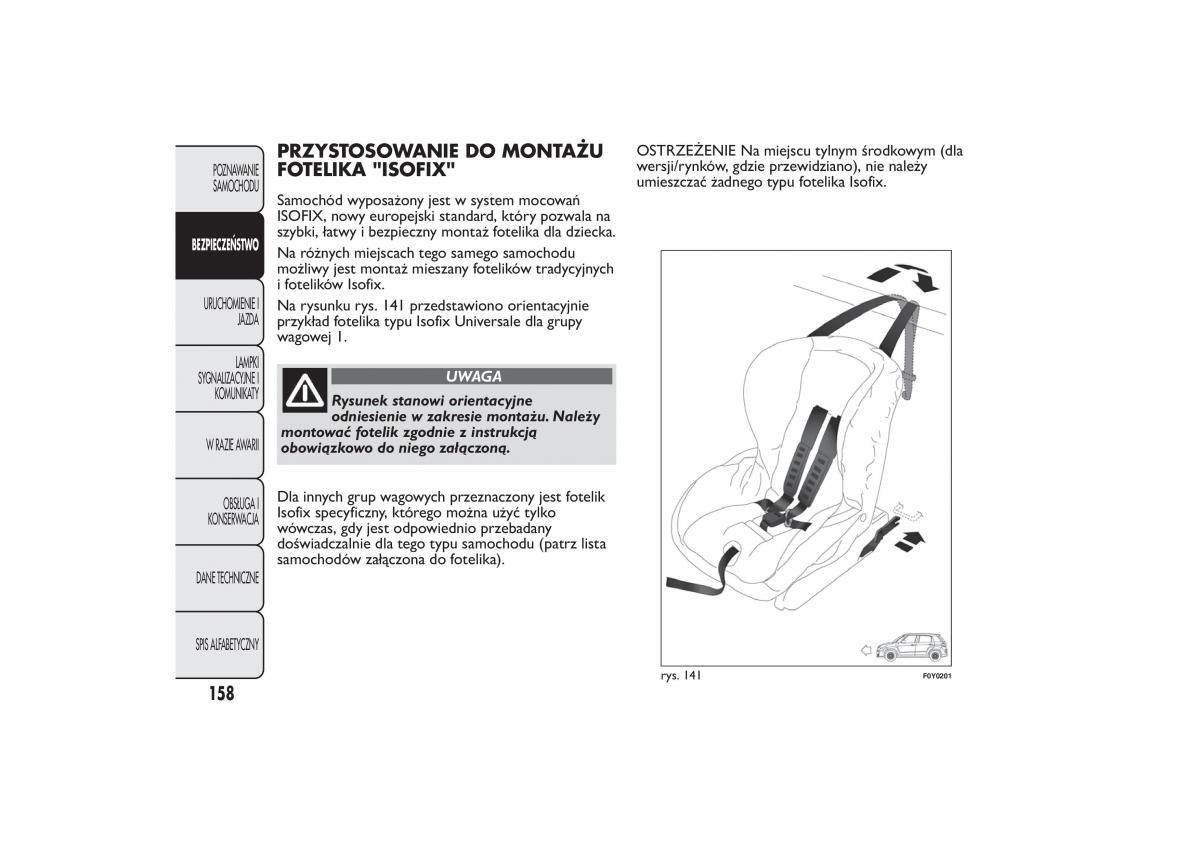 Fiat 500L instrukcja obslugi / page 162