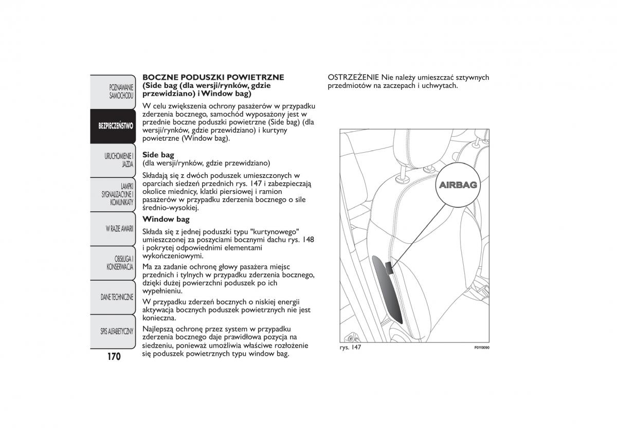 Fiat 500L instrukcja obslugi / page 174