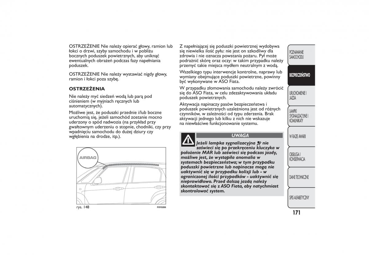 Fiat 500L instrukcja obslugi / page 175