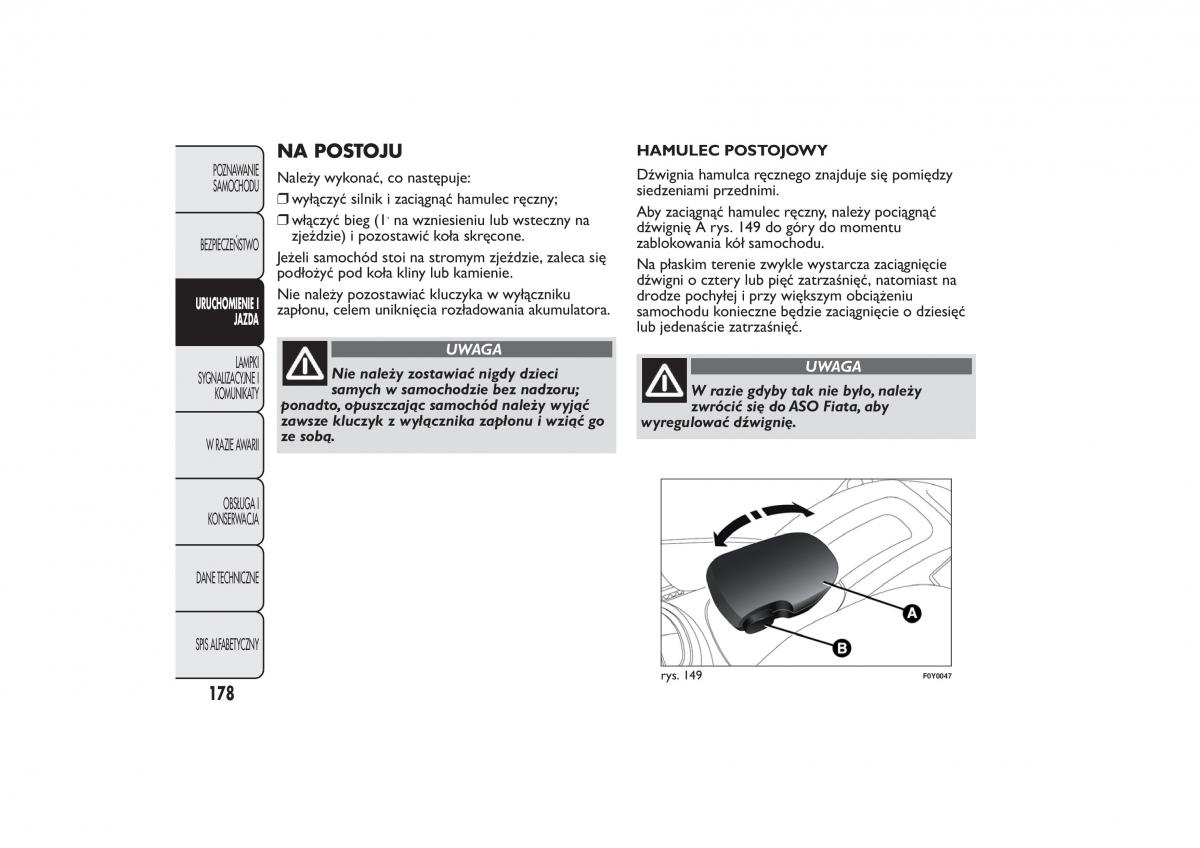 Fiat 500L instrukcja obslugi / page 182