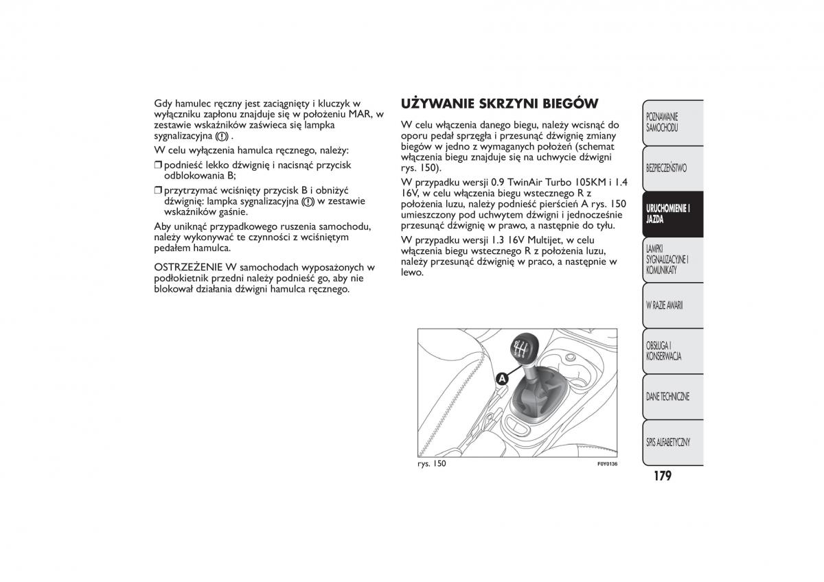 Fiat 500L instrukcja obslugi / page 183