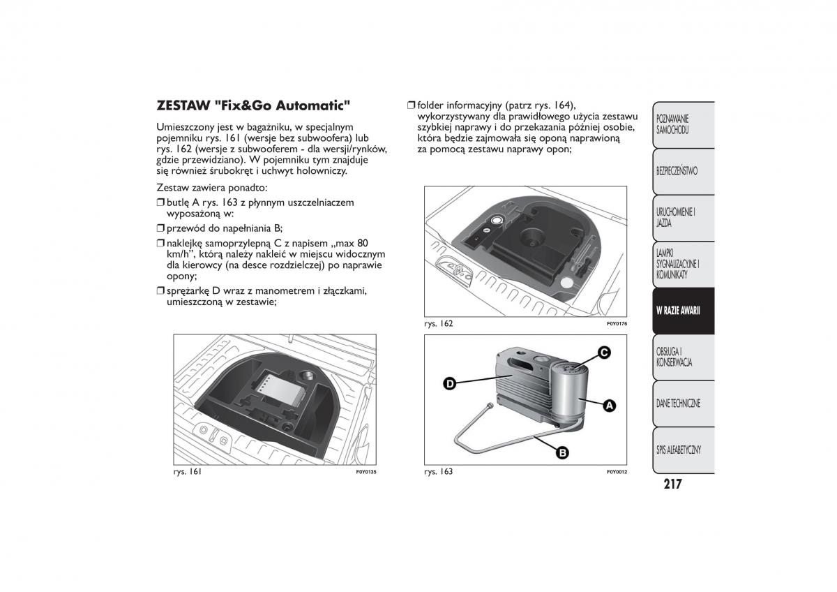 Fiat 500L instrukcja obslugi / page 221