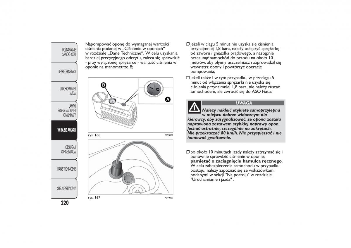 Fiat 500L instrukcja obslugi / page 224