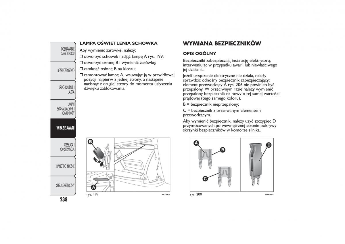 Fiat 500L instrukcja obslugi / page 242