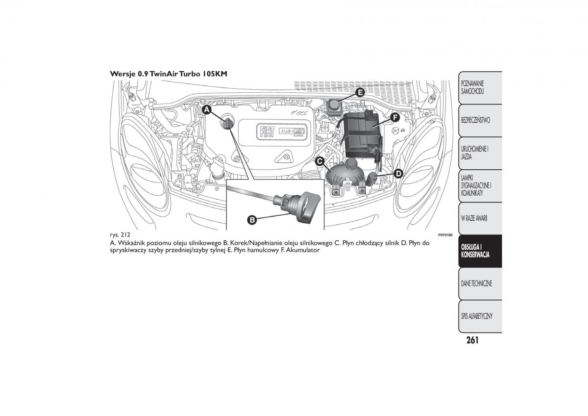 Fiat 500L instrukcja obslugi / page 265