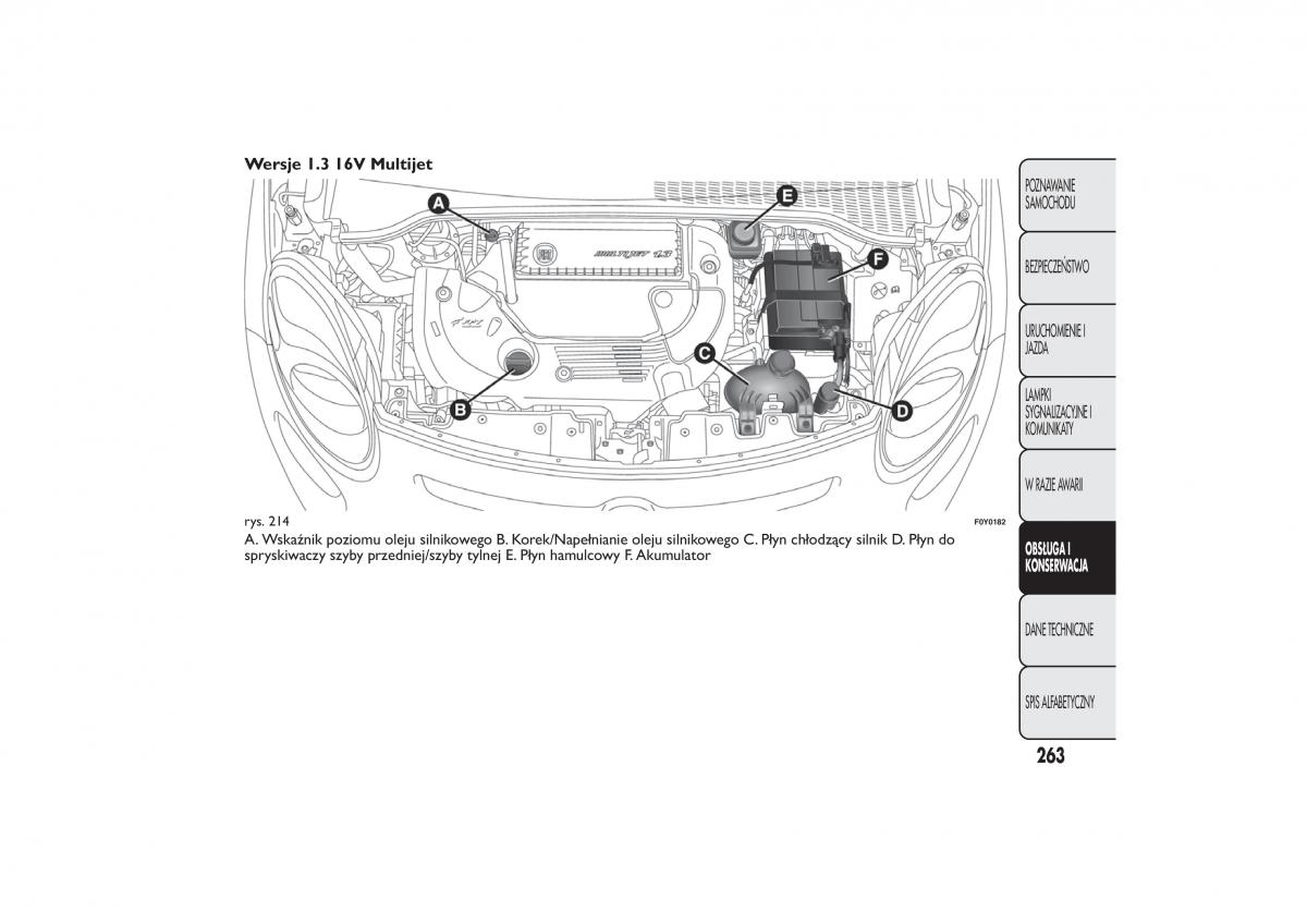 Fiat 500L instrukcja obslugi / page 267