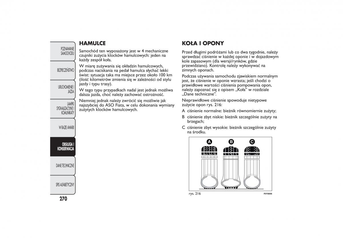 Fiat 500L instrukcja obslugi / page 274