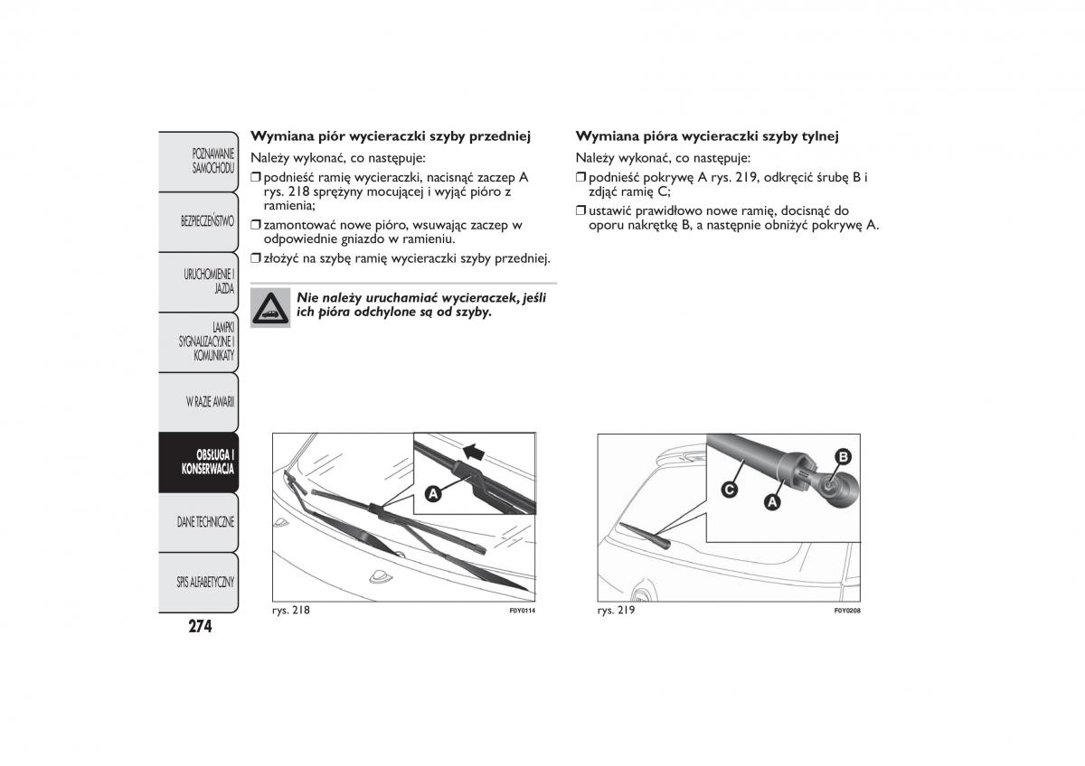 Fiat 500L instrukcja obslugi / page 278