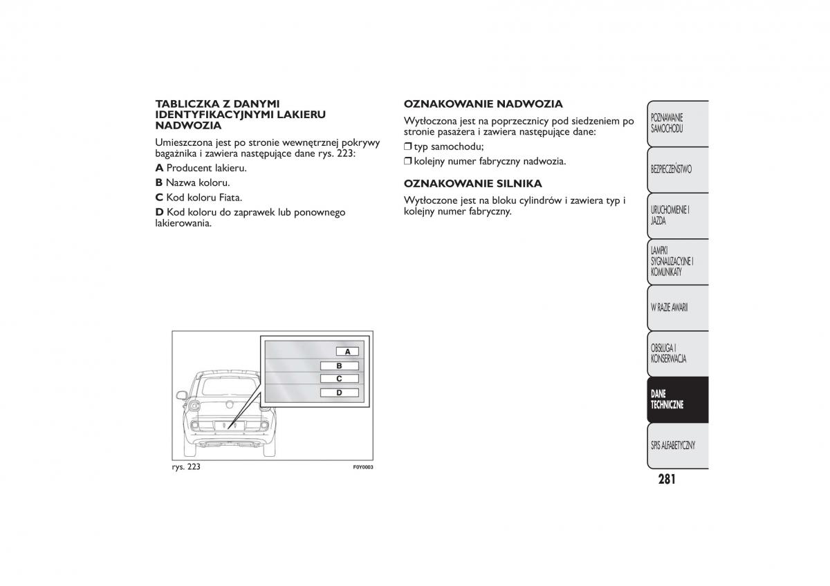 Fiat 500L instrukcja obslugi / page 285