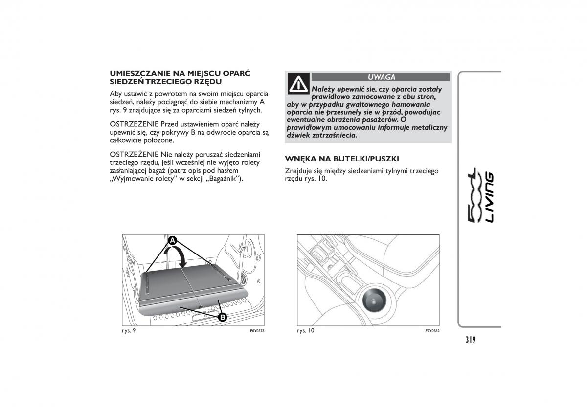 Fiat 500L instrukcja obslugi / page 323