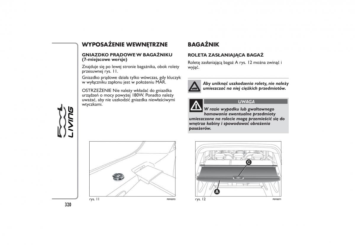 Fiat 500L instrukcja obslugi / page 324