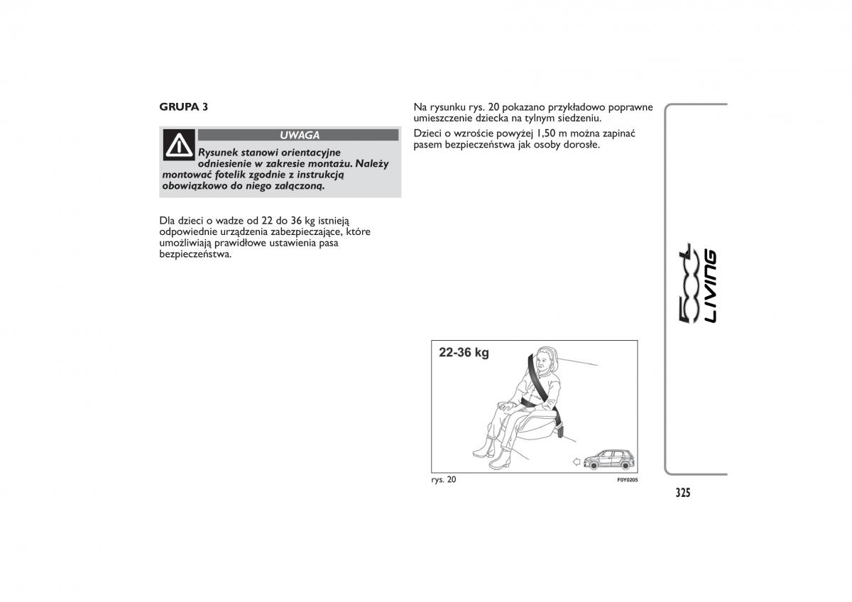 Fiat 500L instrukcja obslugi / page 329