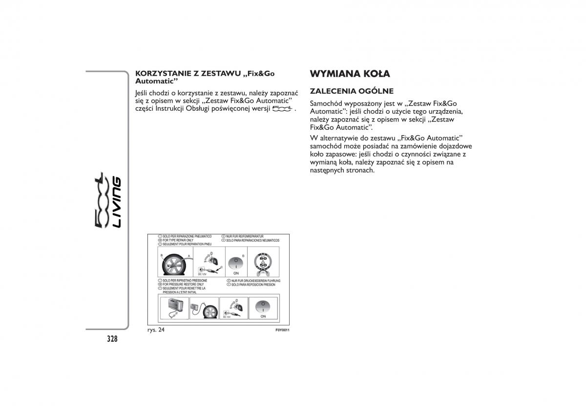 Fiat 500L instrukcja obslugi / page 332