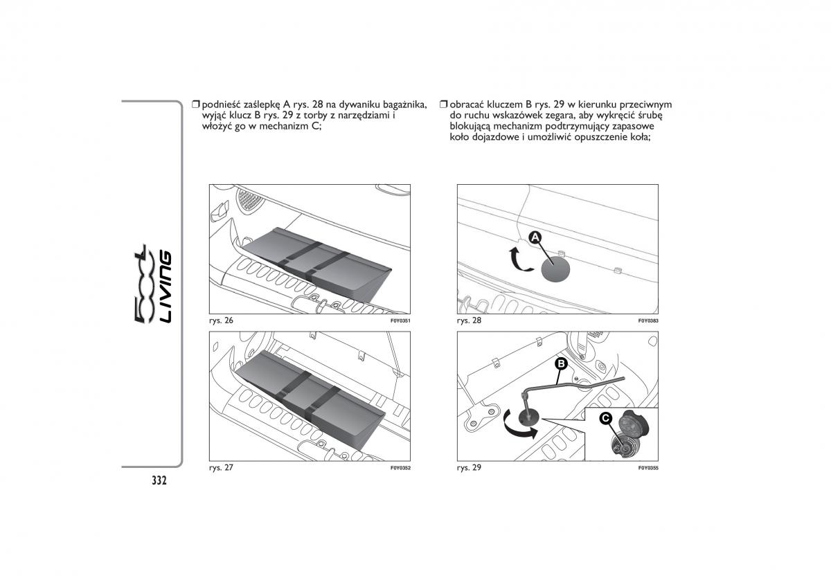 Fiat 500L instrukcja obslugi / page 336