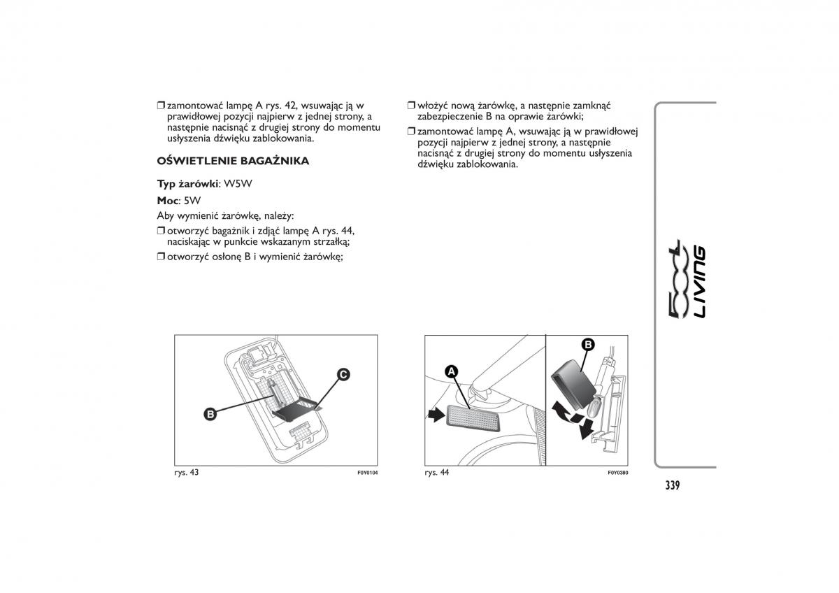 Fiat 500L instrukcja obslugi / page 343