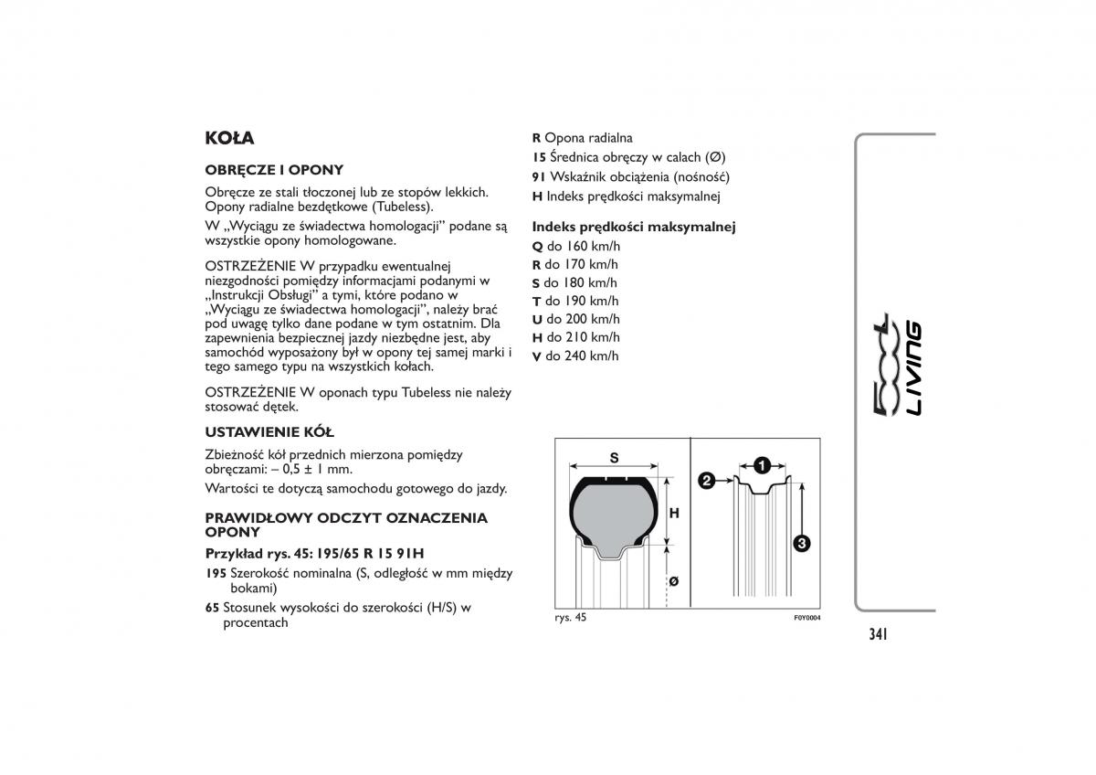 Fiat 500L instrukcja obslugi / page 345