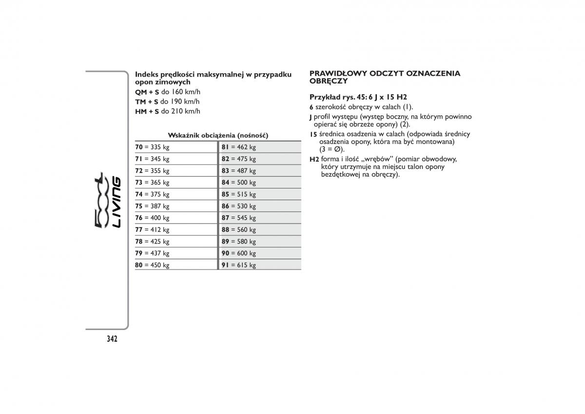 Fiat 500L instrukcja obslugi / page 346