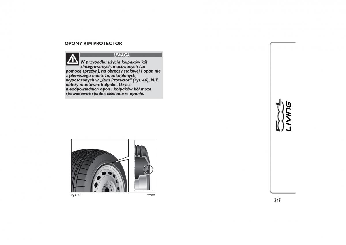 Fiat 500L instrukcja obslugi / page 351