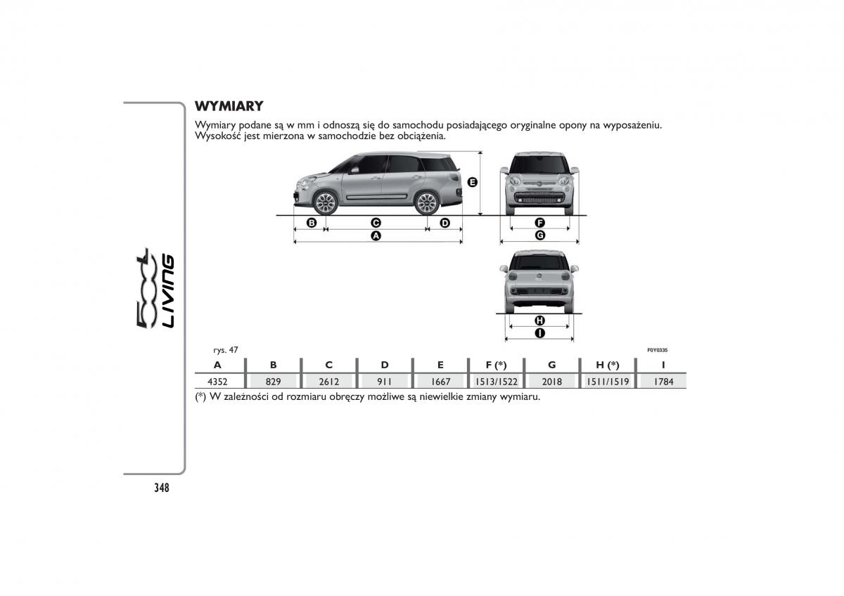 Fiat 500L instrukcja obslugi / page 352