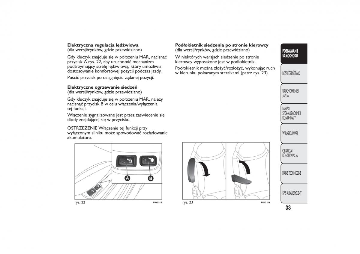 Fiat 500L instrukcja obslugi / page 37