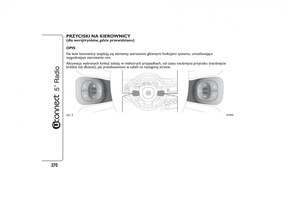 Fiat 500L instrukcja obslugi / page 374