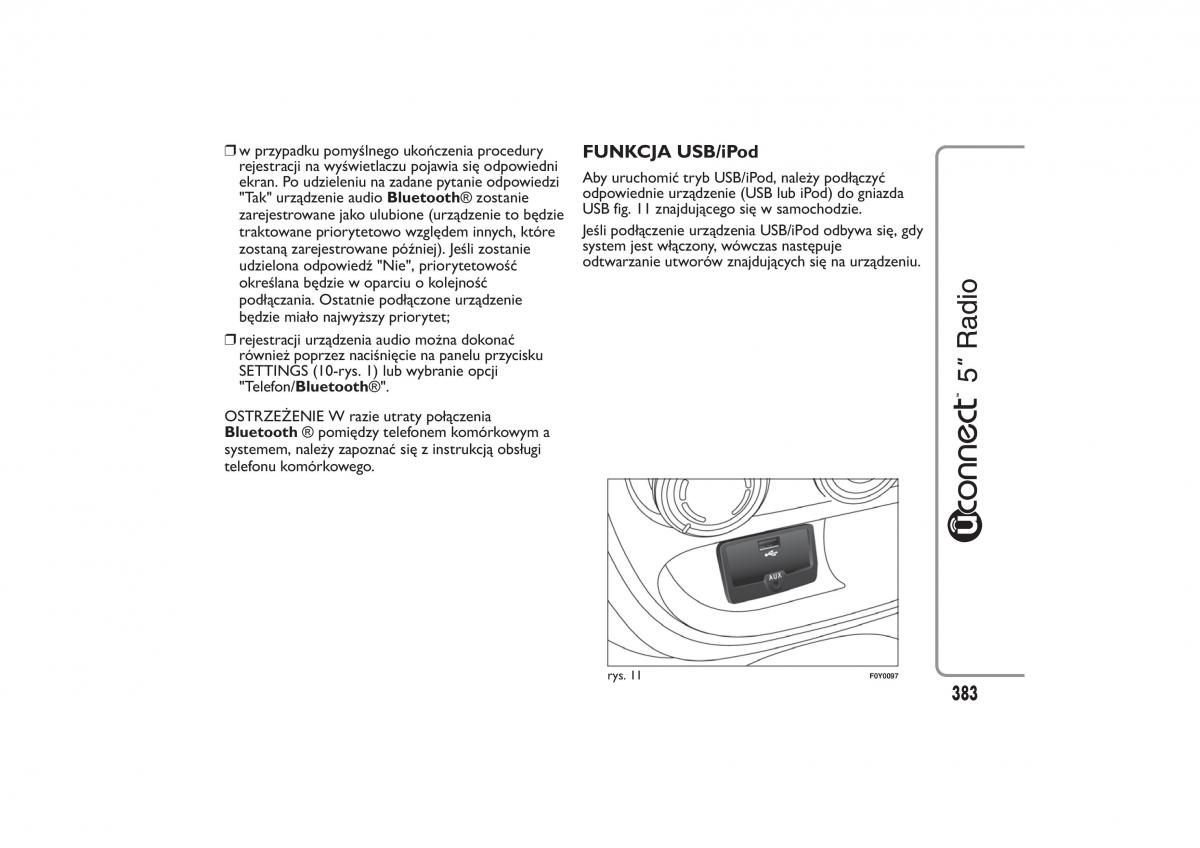 Fiat 500L instrukcja obslugi / page 387