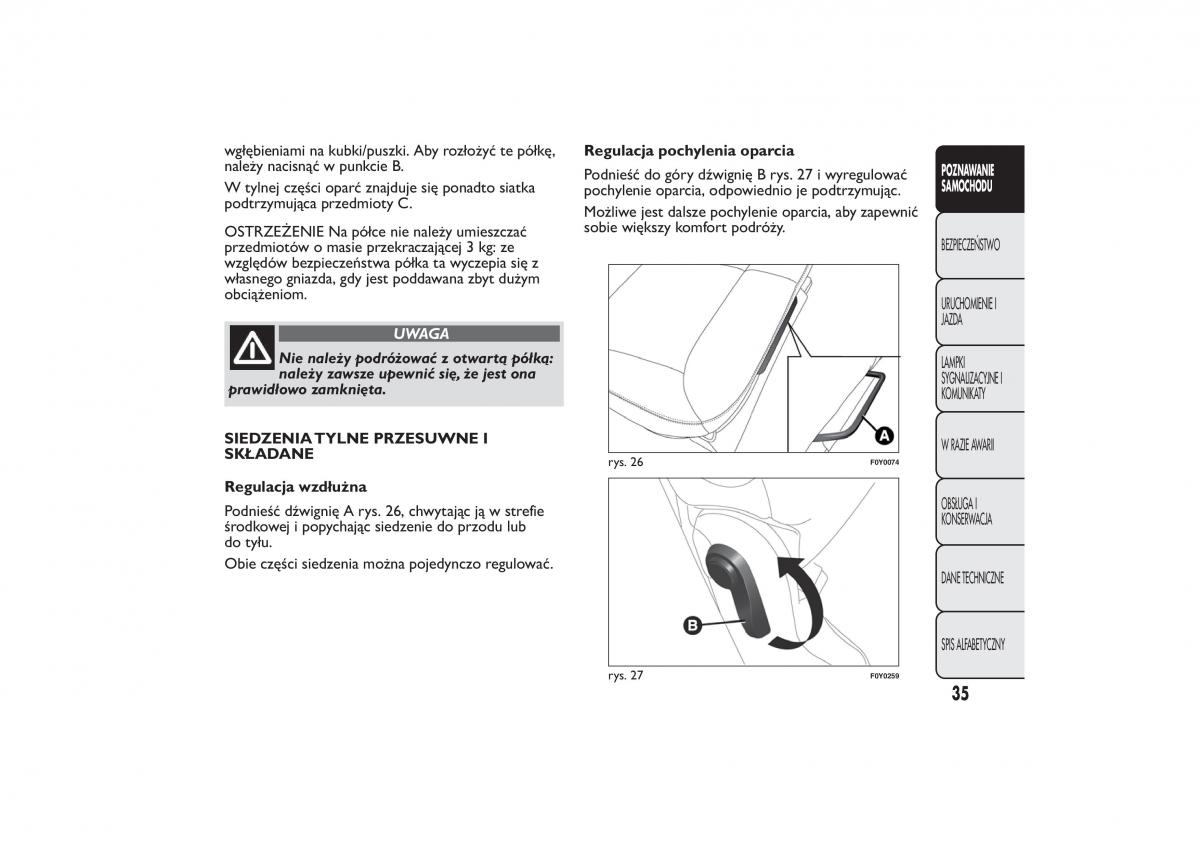 Fiat 500L instrukcja obslugi / page 39