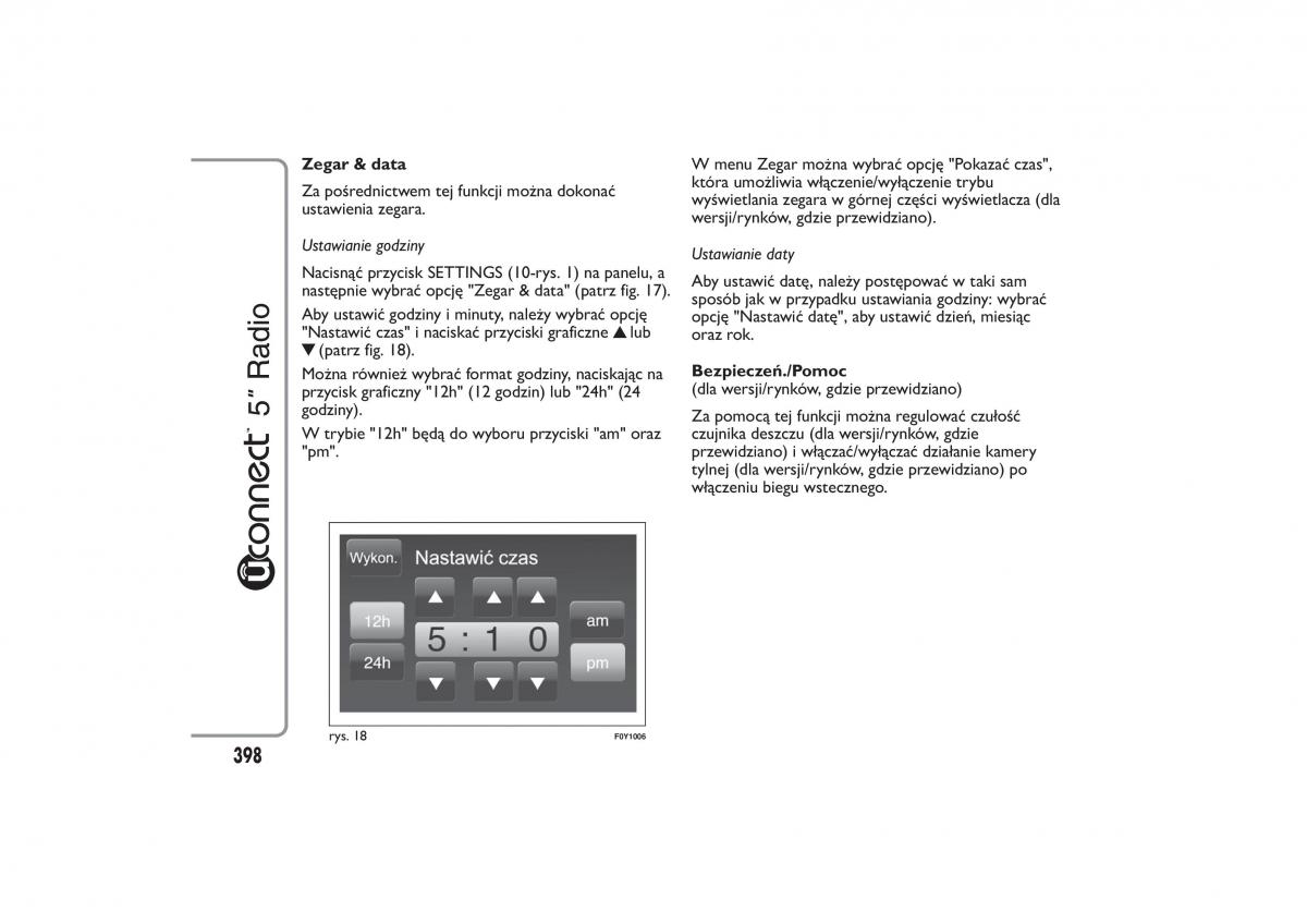 Fiat 500L instrukcja obslugi / page 402