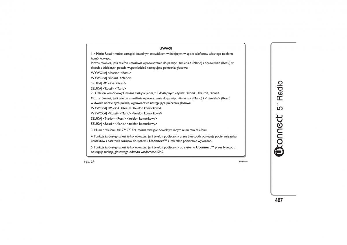 Fiat 500L instrukcja obslugi / page 411