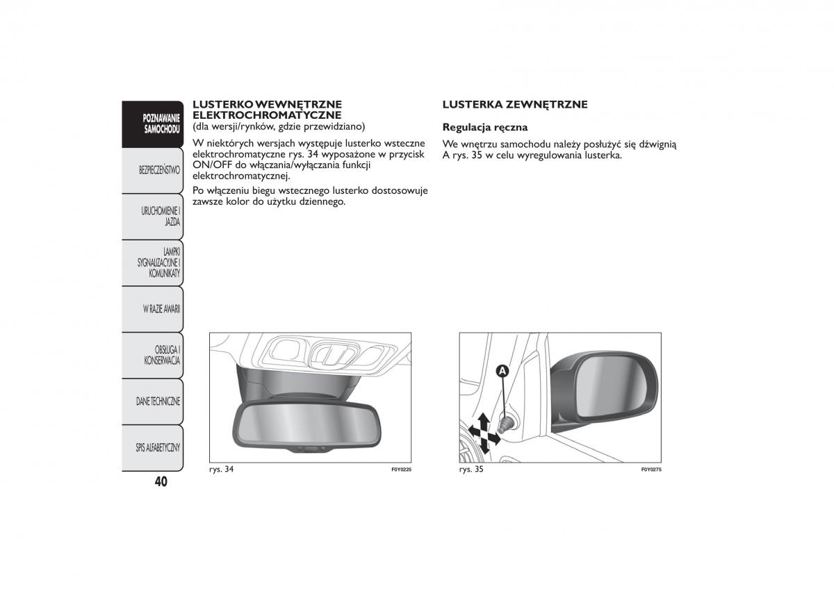 Fiat 500L instrukcja obslugi / page 44