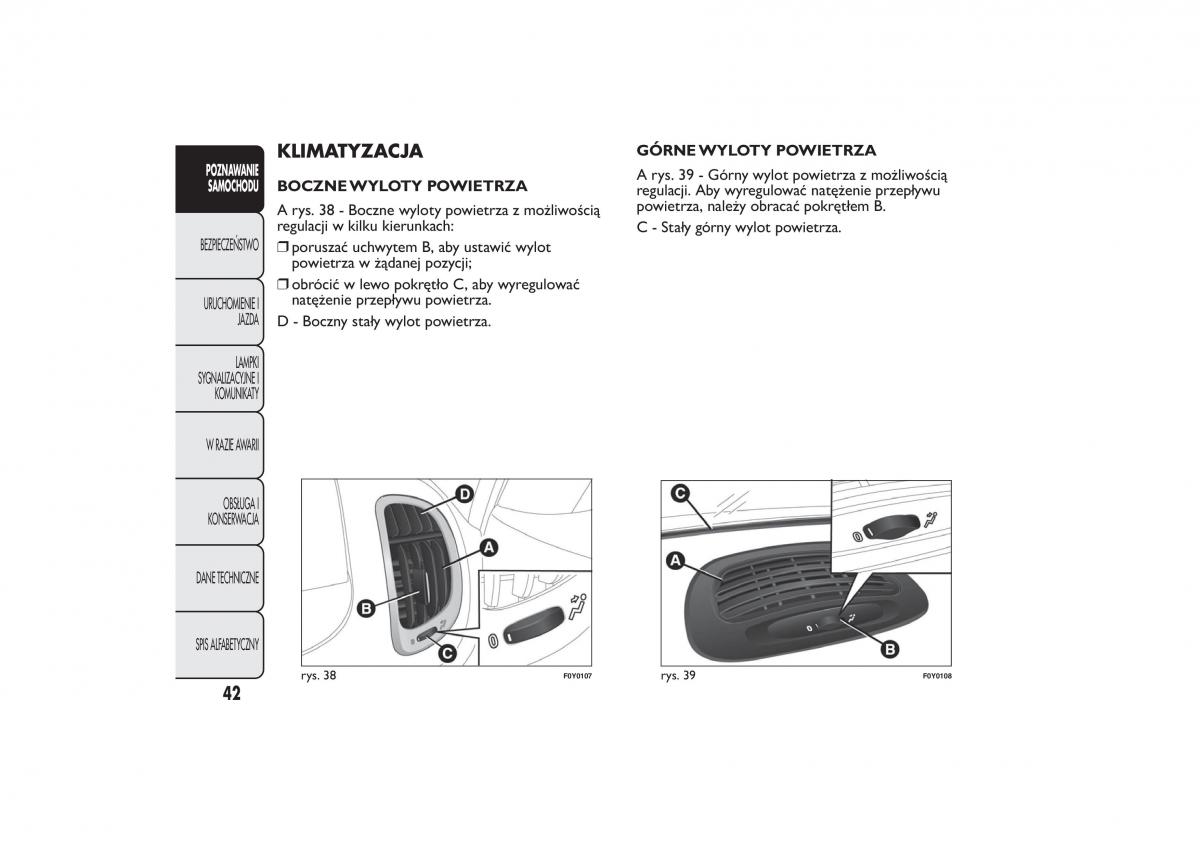 Fiat 500L instrukcja obslugi / page 46