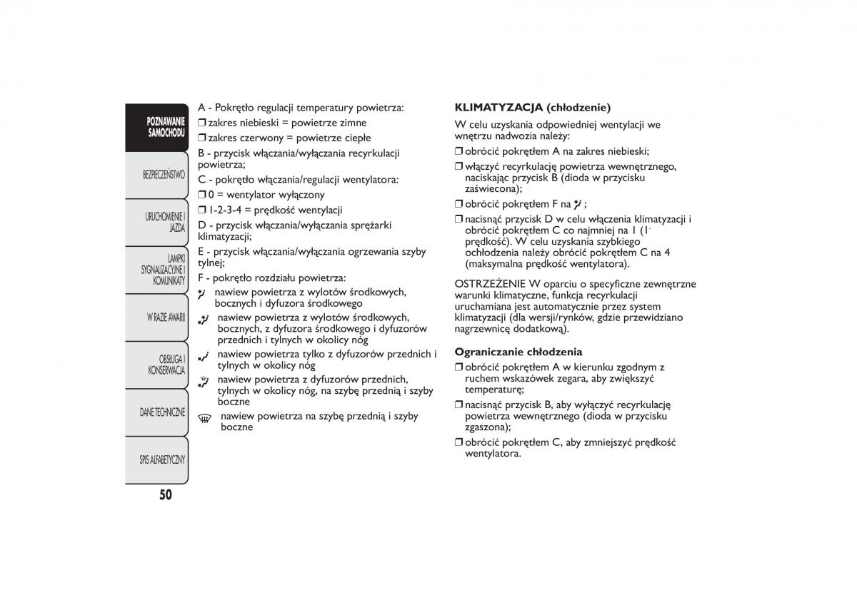 Fiat 500L instrukcja obslugi / page 54