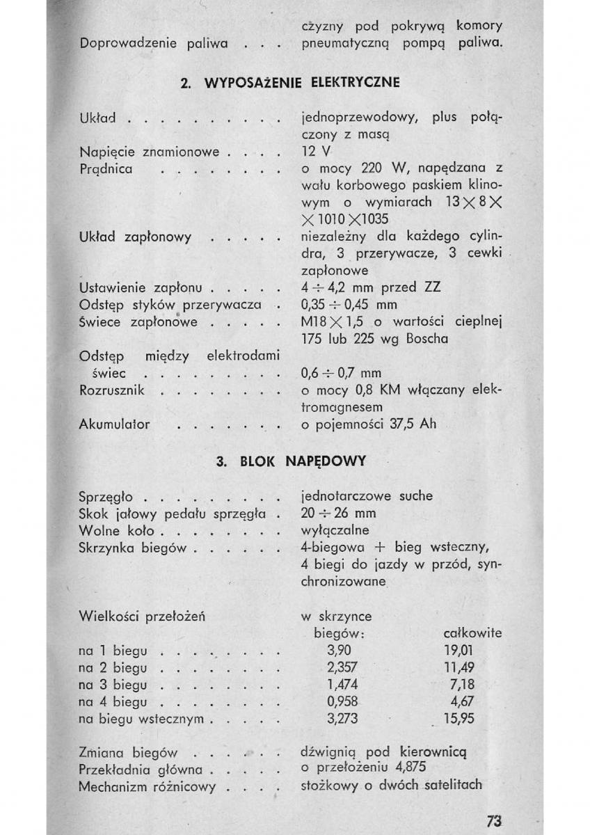 Syrena 104 instrukcja obslugi / page 74