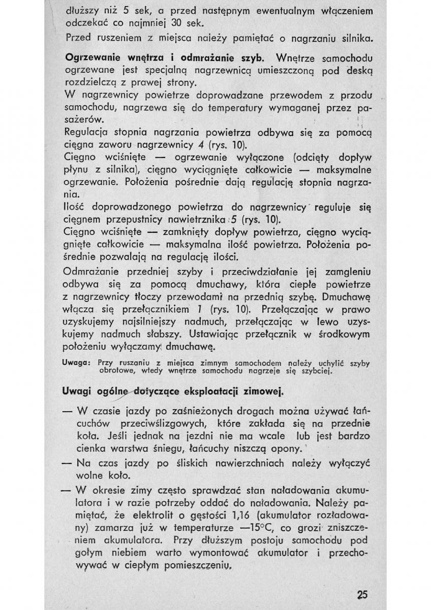 Syrena 104 instrukcja obslugi / page 26